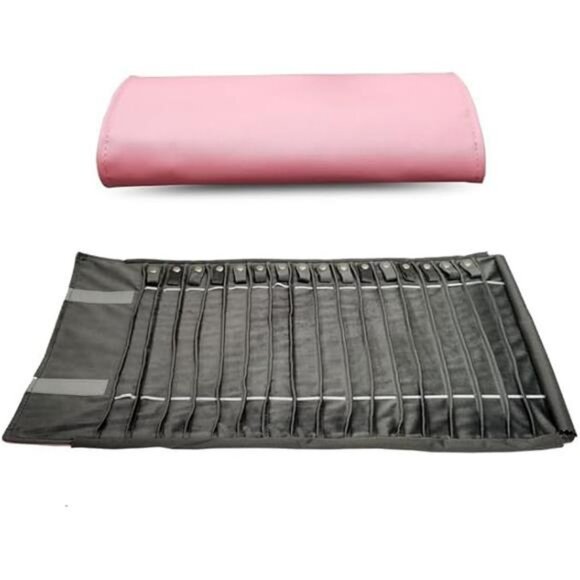 Portable Jewelry Travel Roll Necklace Bracelet Organizer Storage Holder Case - Picture 2 of 7